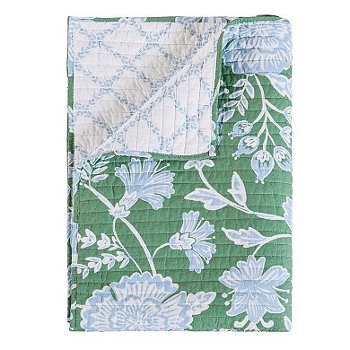 Draper James Bluebell 3-pc. Reversible Quilt Set