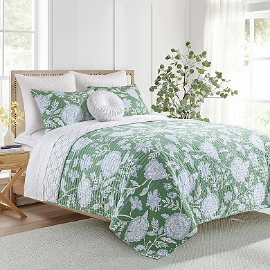 Draper James Bluebell 3-pc. Reversible Quilt Set