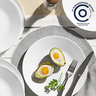 Corelle 32-Piece Shimmering White Dish Set