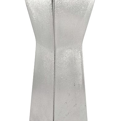 Pyramid Shape Glass Table Vase - Indoor or Outdoor Use