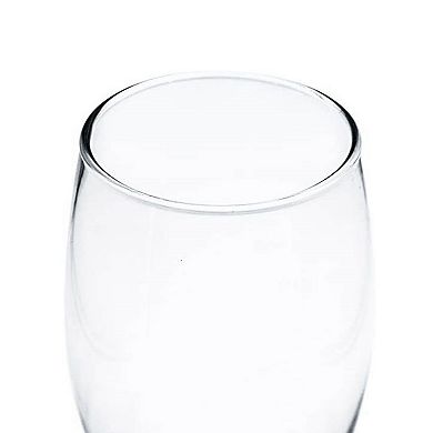 10 Inch Glass Bullet Vase for Table Centerpieces and Floral Arrangements