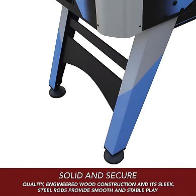 4-Foot Foosball Table with Ultra-Smooth Playfield, Abacus Scorers & Ball Return