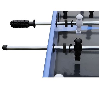 4-Foot Foosball Table with Ultra-Smooth Playfield, Abacus Scorers & Ball Return