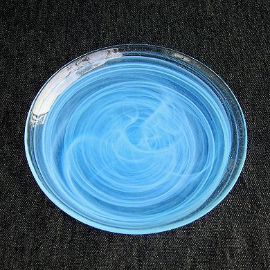 Set of 2 - Handmade Centrifuge Glass Plate With Modern and Stylish Dinnerware
