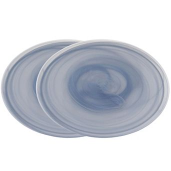 Set of 2 - Handmade Centrifuge Glass Plate With Modern and Stylish Dinnerware