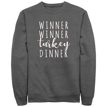 Men's Winner Winner Turkey Dinner Graphic Fleece