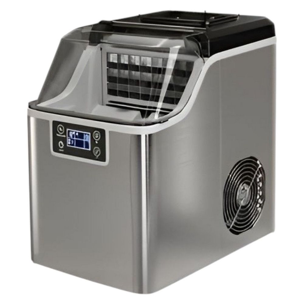 Countertop Electric Ice Maker 40 lbs/Day Fast 15-Min Cycle Portable for ...