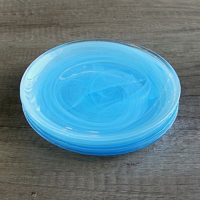 Set of 4 Canape Plates Ideal for Elegant Entertaining and Sophisticated Dining