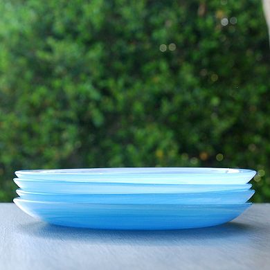 Set of 4 Canape Plates Ideal for Elegant Entertaining and Sophisticated Dining