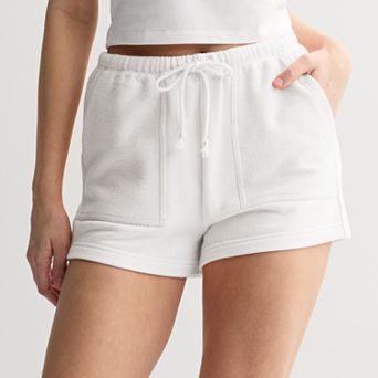 Juniors' SO® Beachy Terry Shorts