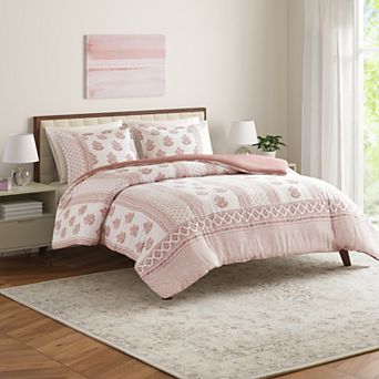 Sonoma Goods For Life® Astola Block Print 3 pc Duvet Set