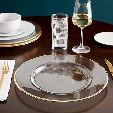 Hand-Painted Charger Plate for Classy Dining - Set of 12