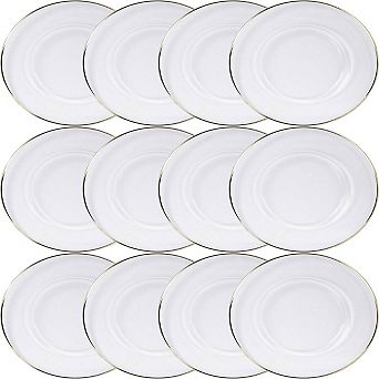 Hand-Painted Charger Plate for Classy Dining - Set of 12