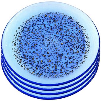 Durable Canape Plates Set of 4 Perfect for Serving Appetizers and Finger Foods