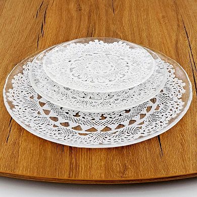 Elevate Dining with Handmade Glass Dinnerware - Set of 12