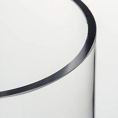 20 Inch Glass Cylinder Vase Tall Slim Centerpiece for Floor or Table Decor - 1 Piece