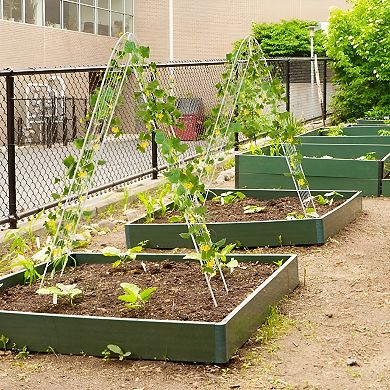 2-Pack Steel Garden Trellis Perfect for Outdoor Climbing Plants and Vines