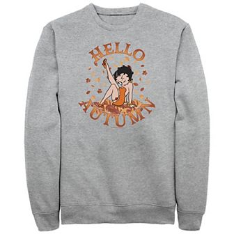 Men's Betty Boop Hello Autumn Graphic Fleece