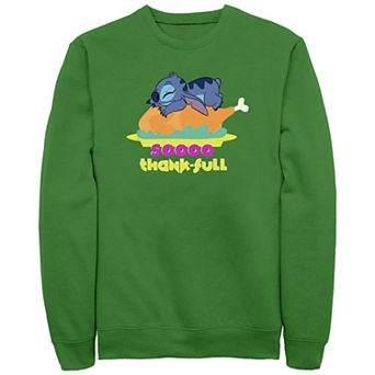 Disney's Lilo & Stitch So Thankful Men's Graphic Fleece