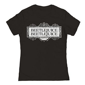 Junior's Beetlejuice Beetlejuice Logo Beetlejuice Graphic Tee