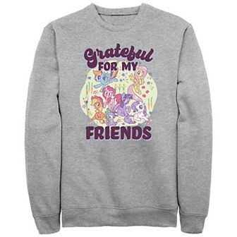 Men's My Little Pony Grateful For My Friends Graphic Fleece