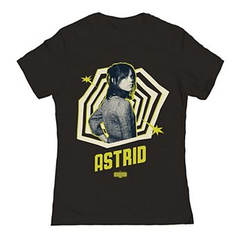 Junior's Astrid Pose Fill Beetlejuice Graphic Tee