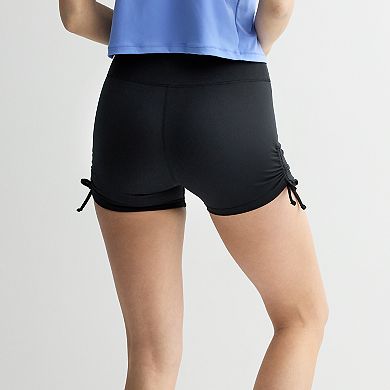 Juniors' SO® Sporty Cinch Side Bike Shorts