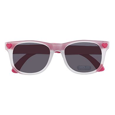Girls Capelli Strawberry Sunglasses, Case & 2 pc Bracelet Set