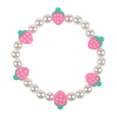Girls Capelli Strawberry Sunglasses, Case & 2 pc Bracelet Set