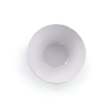 12-Piece Turquoise Blue Melamine Dinnerware Set Plates & Bowls