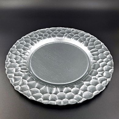 Set of 4 Charger Plates: Enhance Your Dining Experience with Classic Elegance