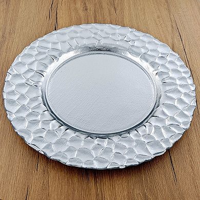 Set of 4 Charger Plates: Enhance Your Dining Experience with Classic Elegance
