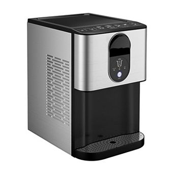 Countertop Nugget Ice Maker with Self Dispensing Lever and Self Cleaning