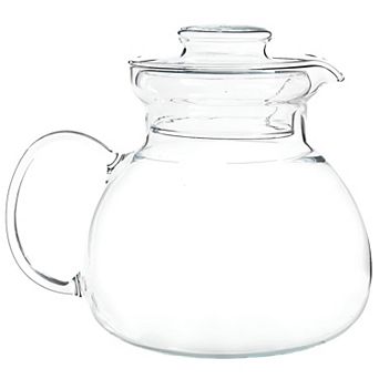 1.5-qt Glass Tea Kettle for Easy Brewing Compatible with All Stovetops
