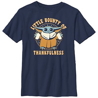 Boys 8-20 Star Wars The Mandalorian Little Bounty Of Thankfulness Graphic Tee