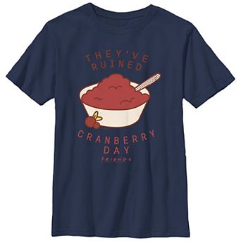 Boys 8-20 Friends Cranberry Day Sauce Graphic Tee