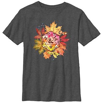 Boys 8-20 Dungeons & Dragons Autumn Die Graphic Tee