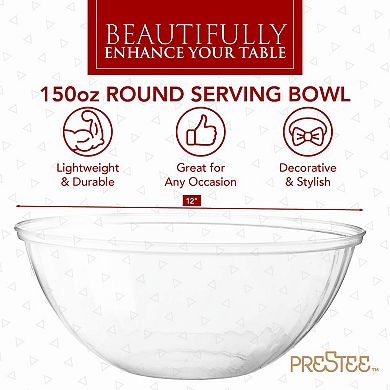 Prestee Plastic Serving Bowls