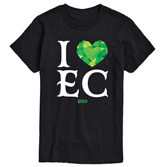 Big & Tall Wicked I Heart Emerald City Graphic Tee