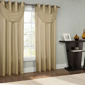 Thermavoile Rhapsody Lined Grommet Ascot Valance