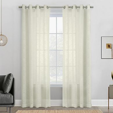 Sheer Premium Stylish And Thermal Insulated Grommet Curtain Panel