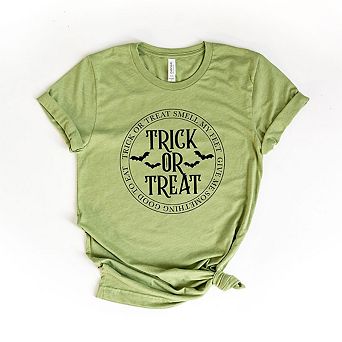 Simply Sage Market Trick Or Treat Circle Short Sleeve Tee