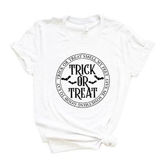 Simply Sage Market Trick Or Treat Circle Short Sleeve Tee