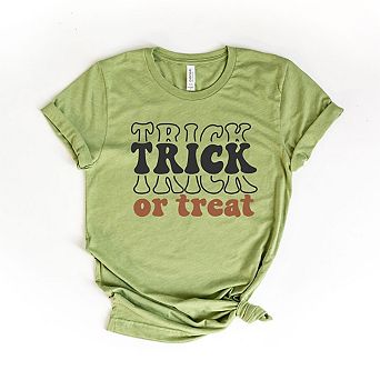 Simply Sage Market Trick Or Treat Stacked Short Sleeve Tee