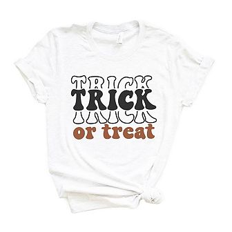 Simply Sage Market Trick Or Treat Stacked Short Sleeve Tee