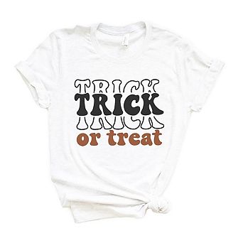 Simply Sage Market Trick Or Treat Stacked Short Sleeve Tee
