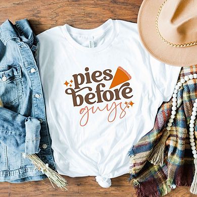 Pies Before Guys Short Sleeve Graphic Tee