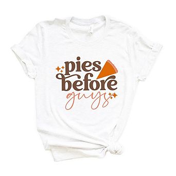 Pies Before Guys Short Sleeve Graphic Tee