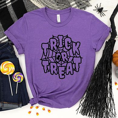Simply Sage Market Trick Or Treat Web Short Sleeve Tee