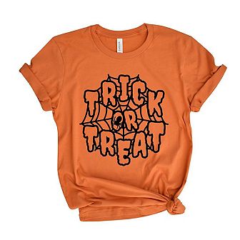 Simply Sage Market Trick Or Treat Web Short Sleeve Tee